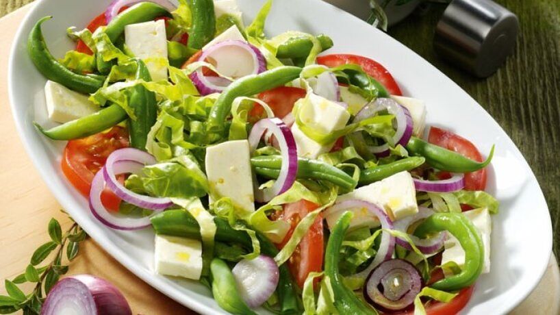 salată de legume pentru a crește potența